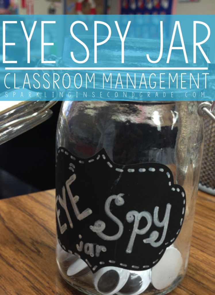 The Eye Spy jar is a great way to motivate your class. It's a whole group management system to create a well run classroom. 