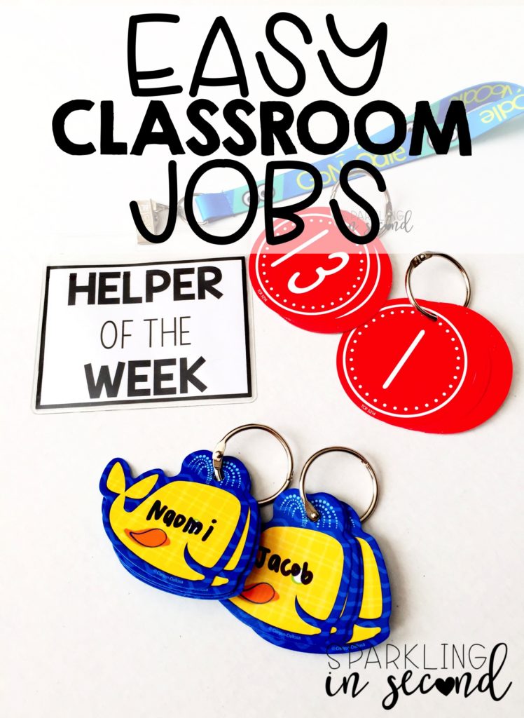 Classroom jobs can be hectic and hard to keep up with. Here's a simple solution for easy, headache-free classroom jobs!
