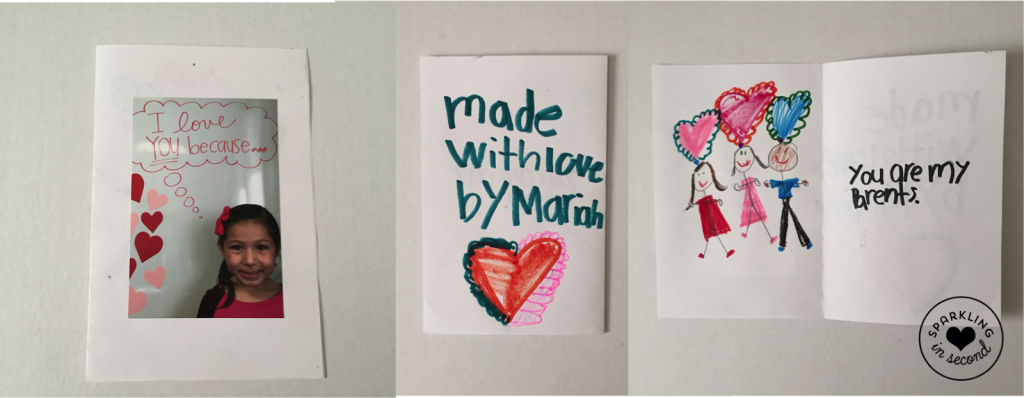 Easy Valentine's Day gifts for parents and students! Kids craft up Valentine's Day cards in the classroom!