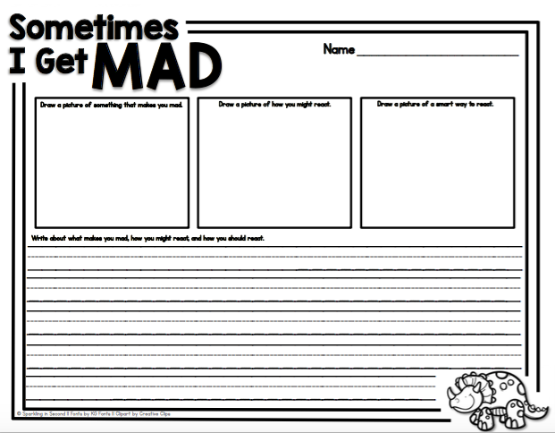 How do Dinosaurs Say I'm Mad is an excellent read aloud during back to school to teach coping skills.