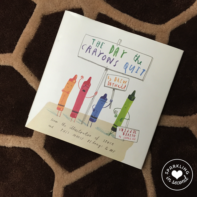 the day the crayons quit, 1st grade, first grade, picture books, craft