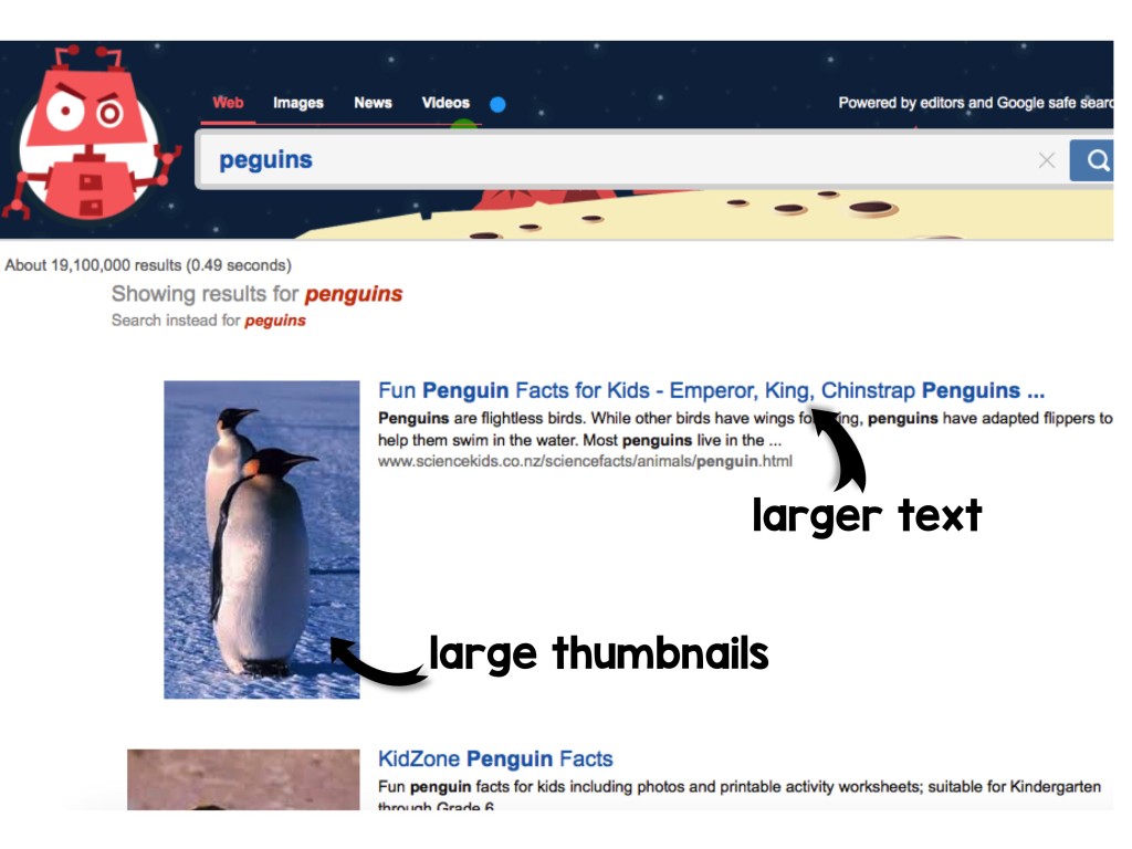 Looking for a kid safe search engine? Look no further! Kiddle, powered by Google is your best bet! Read on to see how it's tailored to a kid-friendly search perfect for in class research projects.
