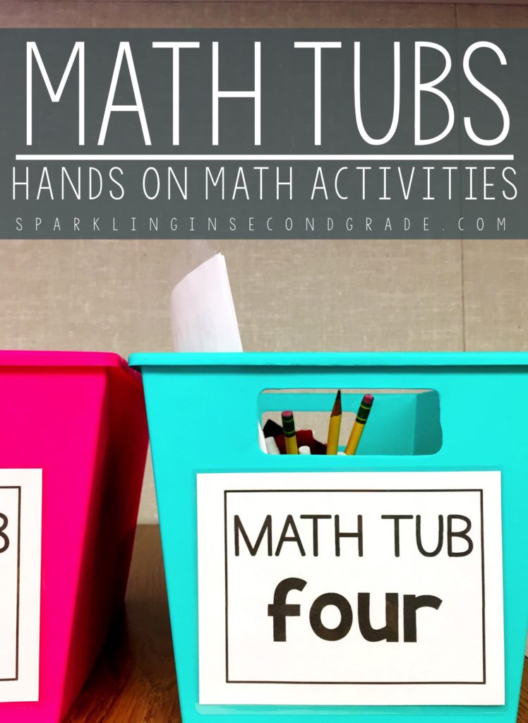 Hands on math activities for easy centers.