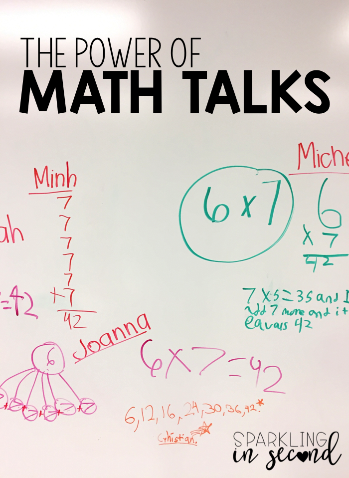Math talks are powerful in enhancing student thinking for problem solving. It also helps teachers analyze their students' thinking for better instruction.