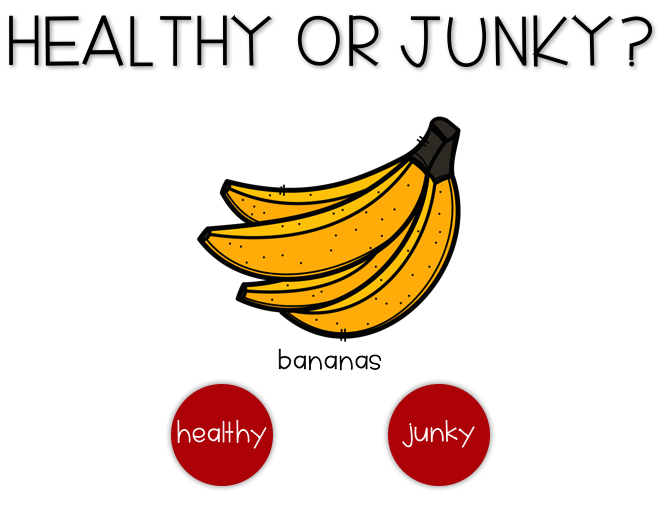 March is National Nutrition Month. Here is a FREE digital activity to check your students' knowledge of healthy or junkie foods.