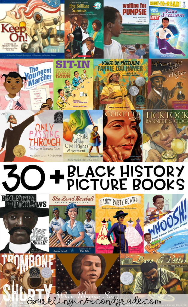 Celebrating Black History? Here are over 30 picture book titles celebrating the accomplishments of African Americans.