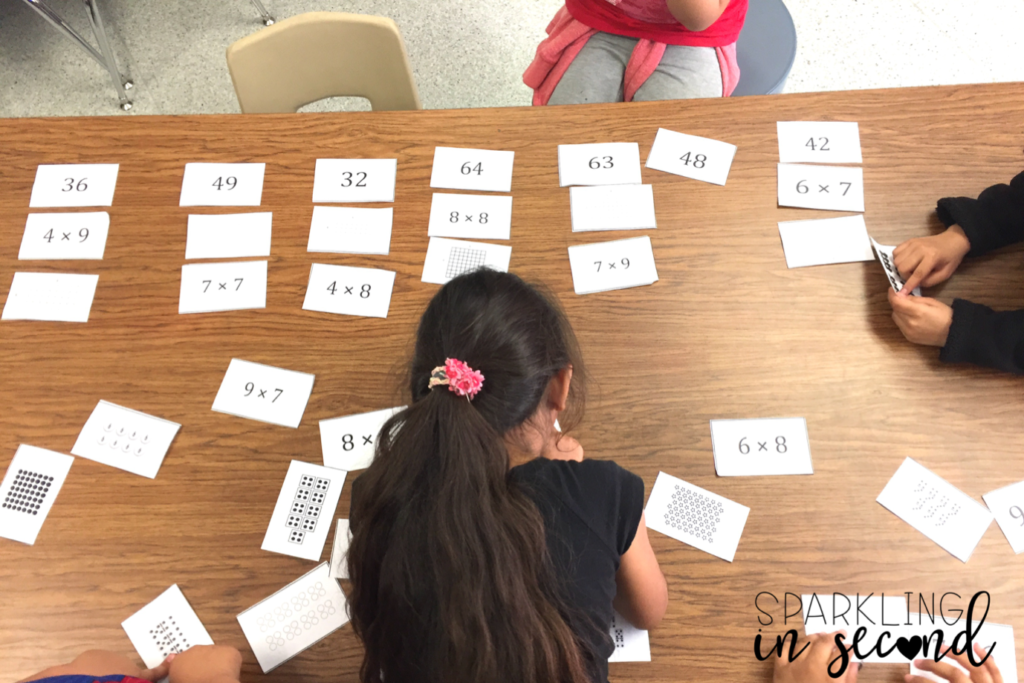 Math fact fluency activities for addition and multiplication math facts. These activities will help develop understanding and fluency with math facts.