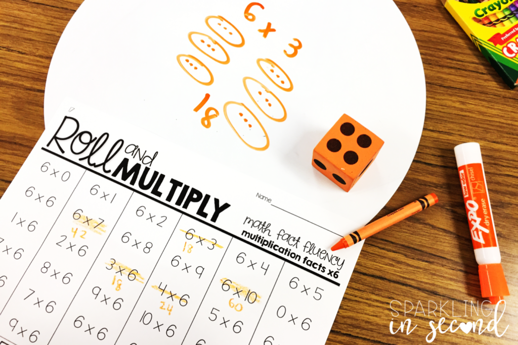 Math fact fluency activities for addition and multiplication math facts. These activities will help develop understanding and fluency with math facts.