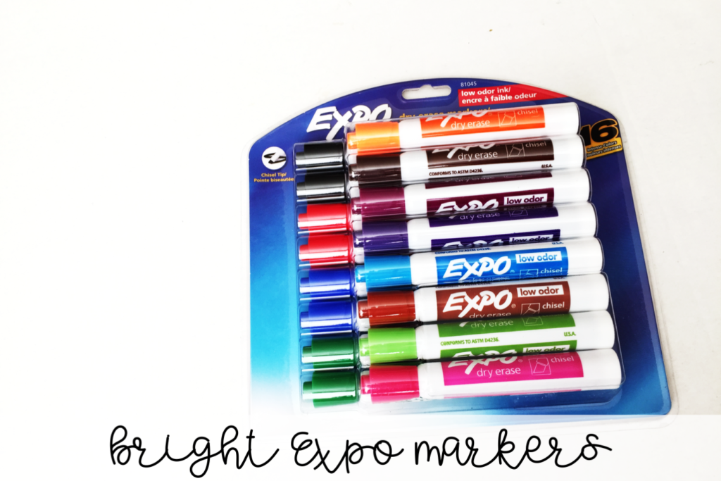 Teachers love Amazon! Here are a few teacher must-haves that you can find on Amazon for organizing any classroom! Your classroom won't survive without bright expo markers.