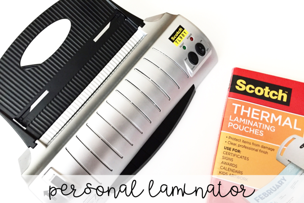 Teachers love Amazon! Here are a few teacher must-haves that you can find on Amazon for organizing any classroom! Print, cut, LAMINATE, repeat!