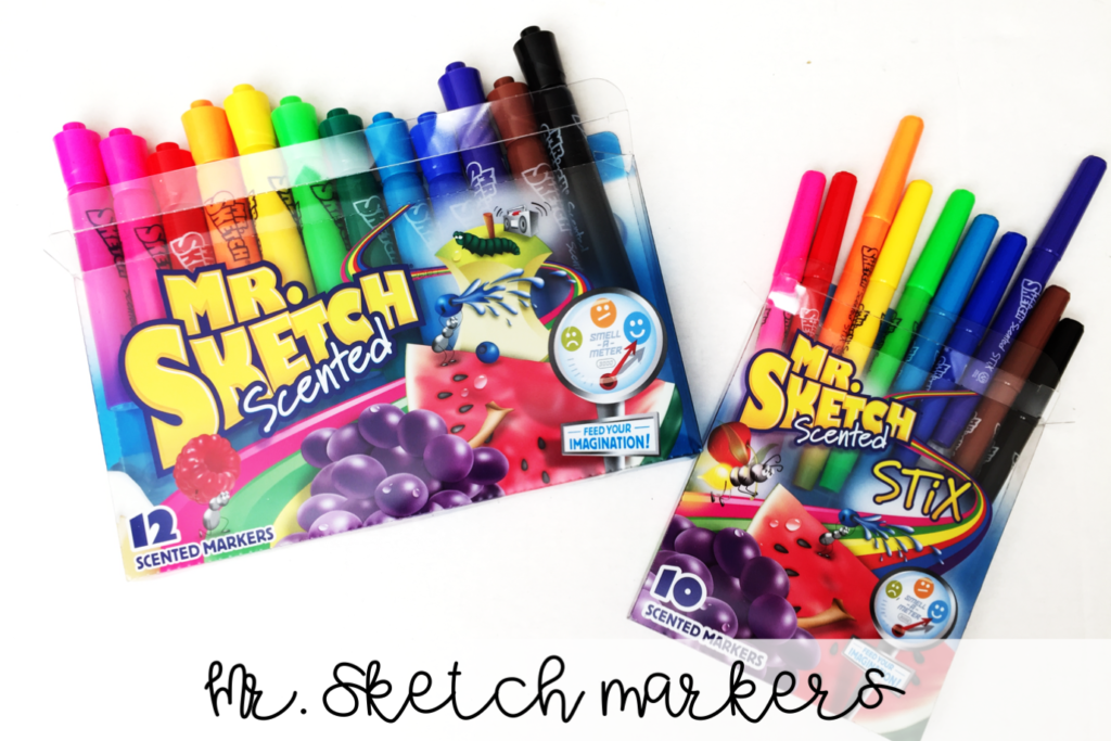 Teachers love Amazon! Here are a few teacher must-haves that you can find on Amazon for organizing any classroom! Every anchor chart loves Mr. Sketch markers.