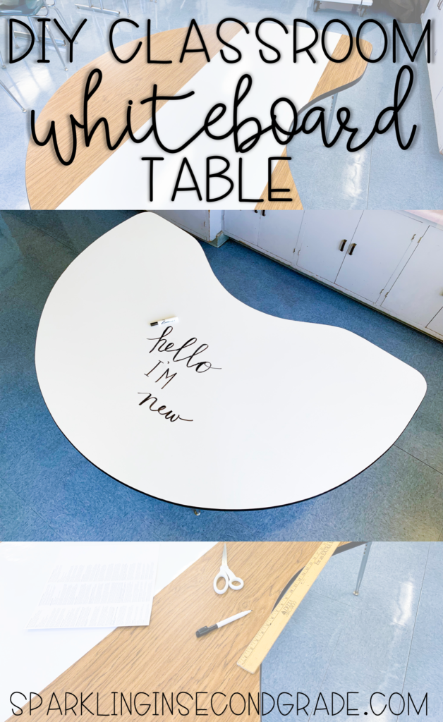 DIY Whiteboard Table