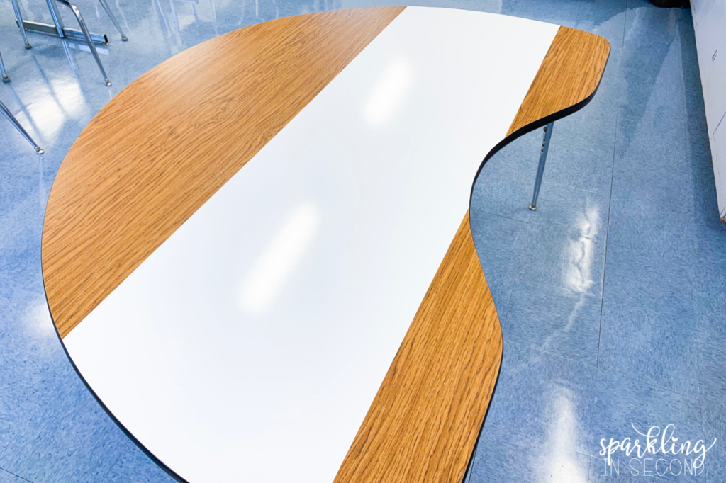 DIY whiteboard table