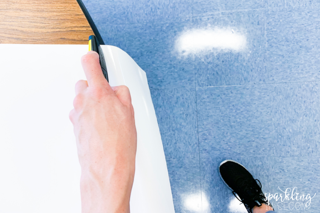 DIY whiteboard table