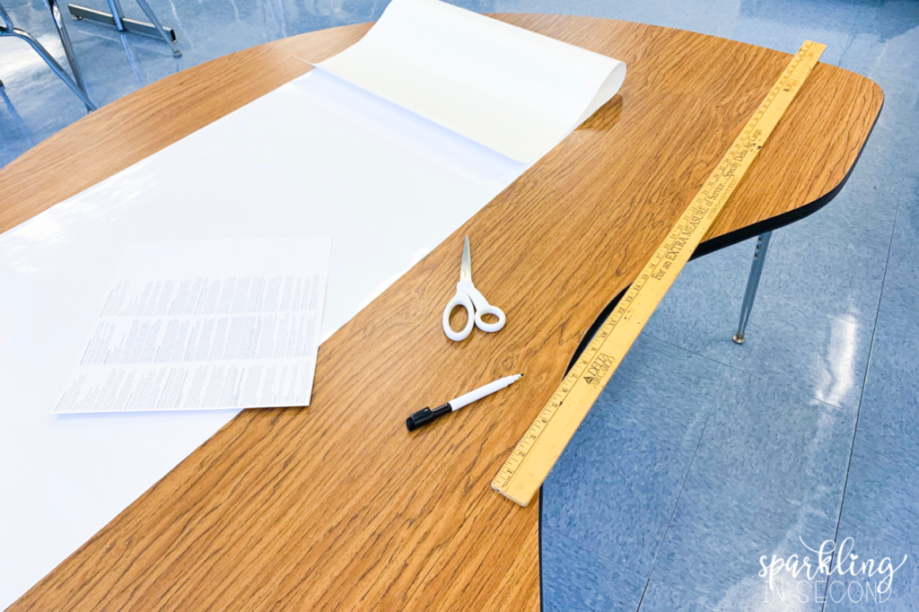 DIY whiteboard table