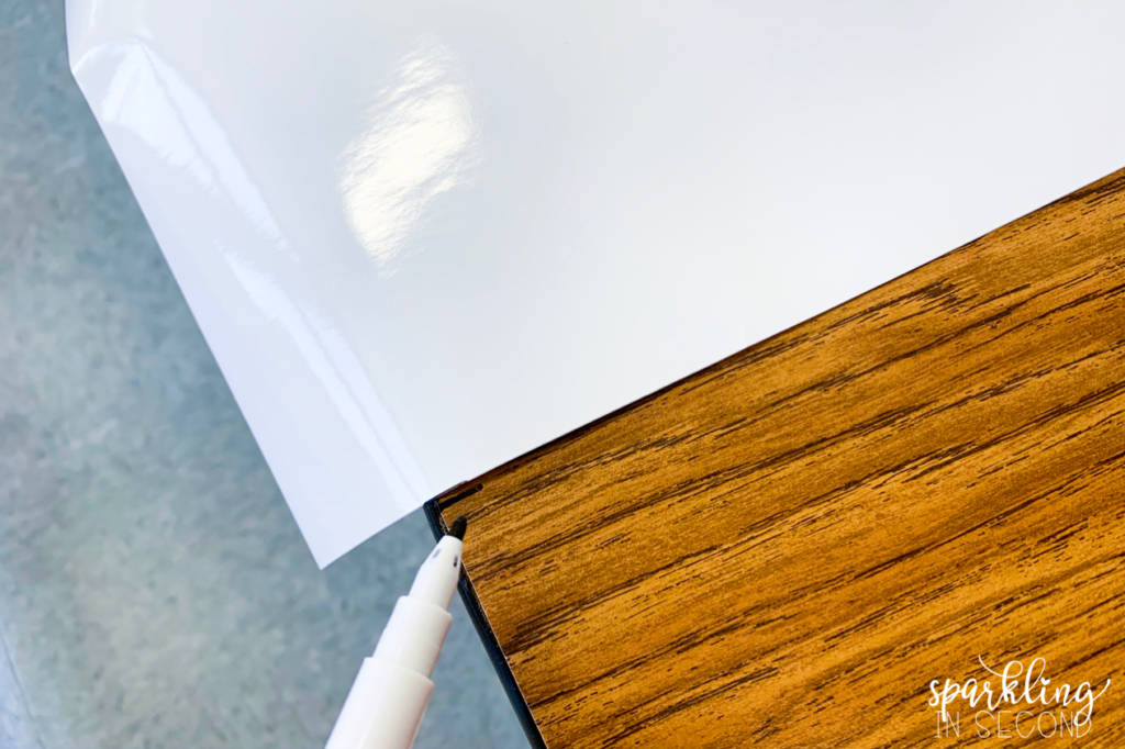 DIY whiteboard table