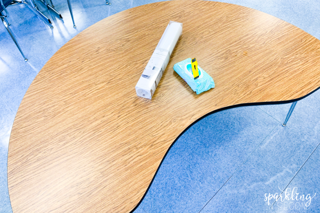 DIY whiteboard table