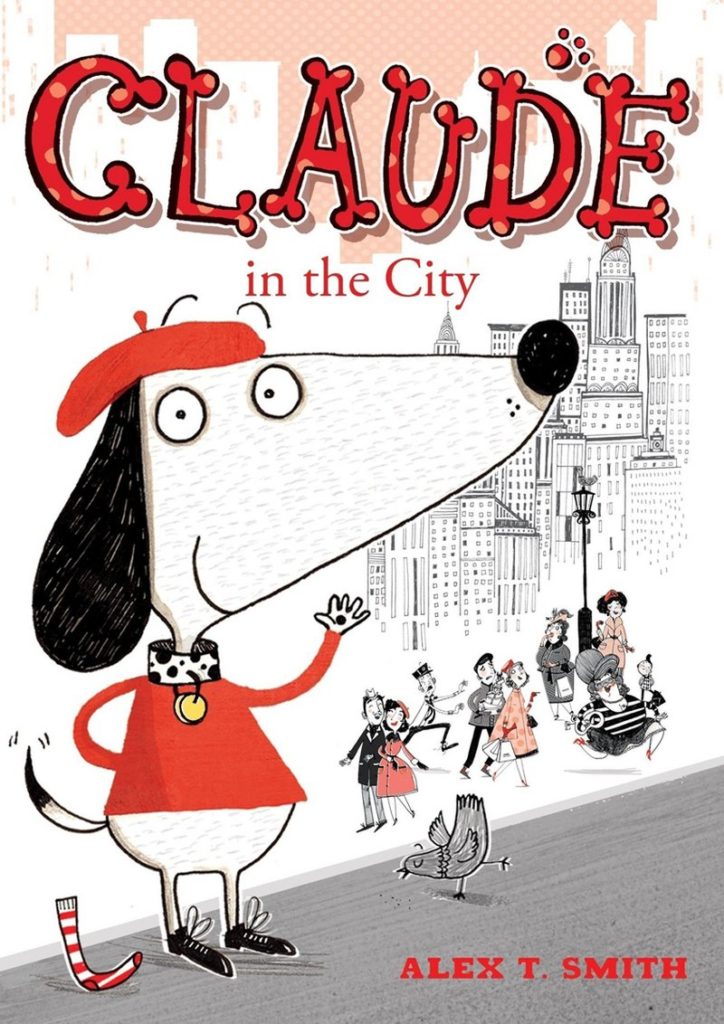 The cover of Claude in the City, an easy chapter book for kids.