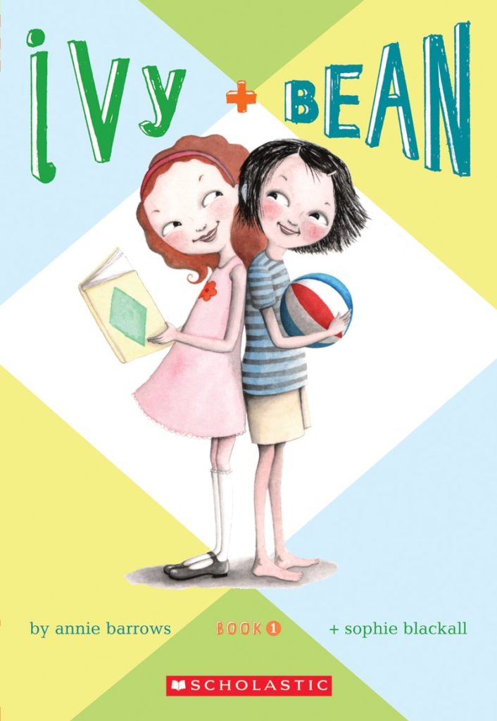 The cover of Ivy+Bean, an easy chapter book for kids.