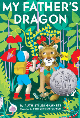 The cover of "My Father's Dragon" as a chapter book read aloud for second grade.