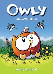 A picture of "owly", which is an early reader graphic novel.