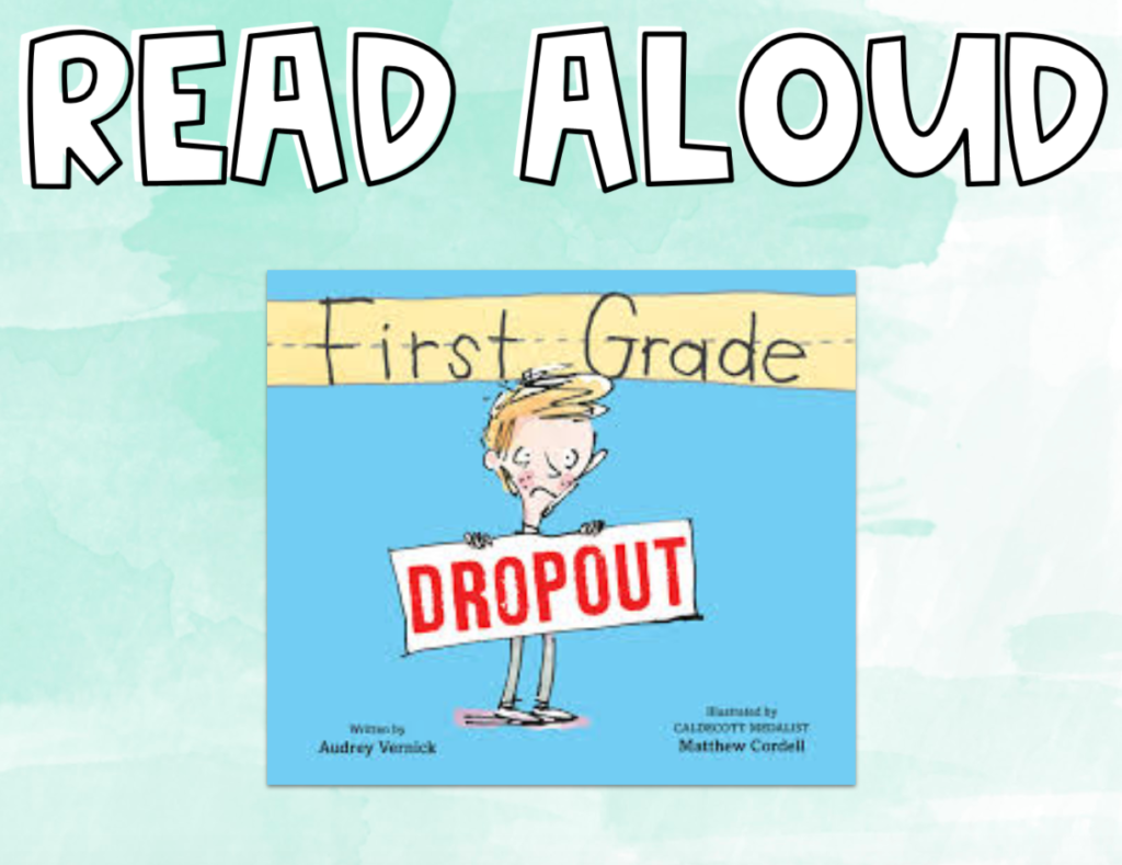 This image shows first day of virtual school slides-read aloud