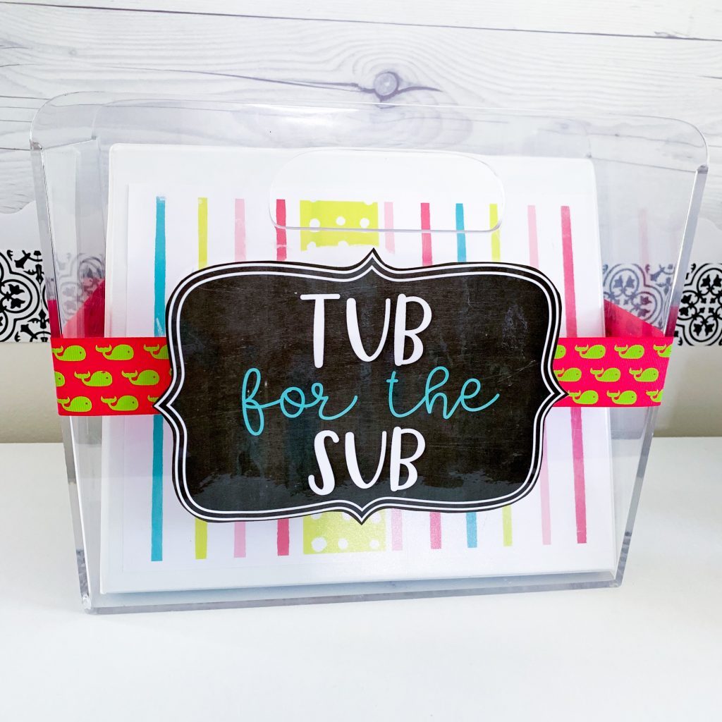 photo of a sub tub file system