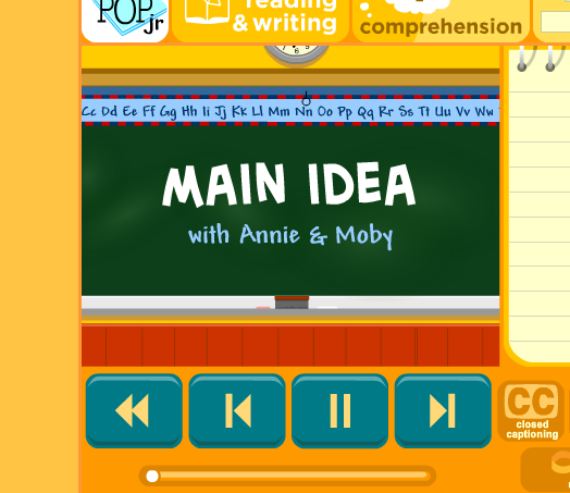 Teaching Comprehension: Main Idea