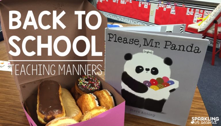 Teaching manners is an essential task during the first few days back to school. This fun read aloud can help you teach your kids manners!