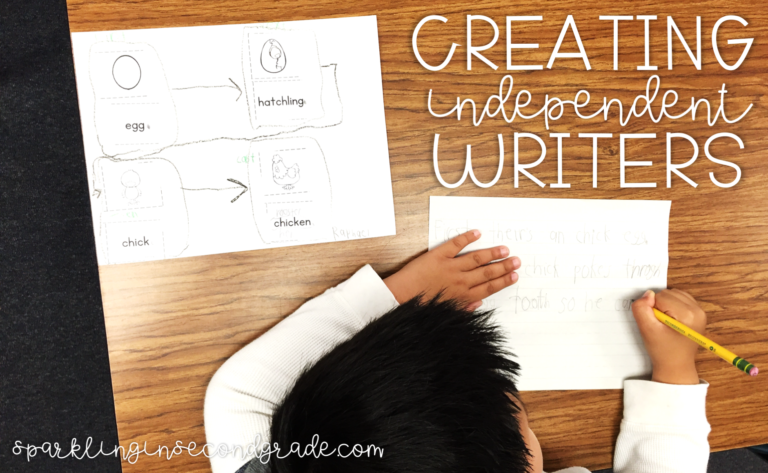 Tired of hearing, "WHAT DO I WRITE?" after great writing lesson? Here's a fun writing tip for independent writers in kindergarten or first grade.