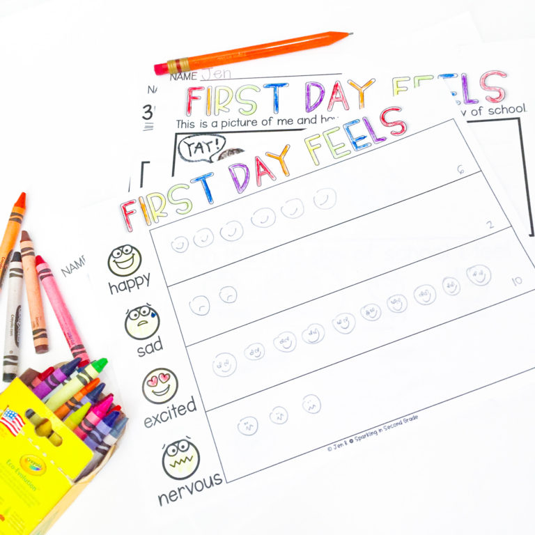 First Day Feels-First Day of School Activity
