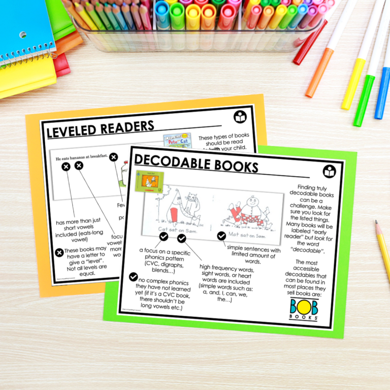 Decodable vs Leveled Reader